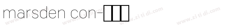 marsden con字体转换